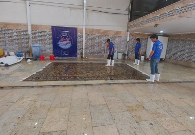 قالیشویی در پروین اصفهان