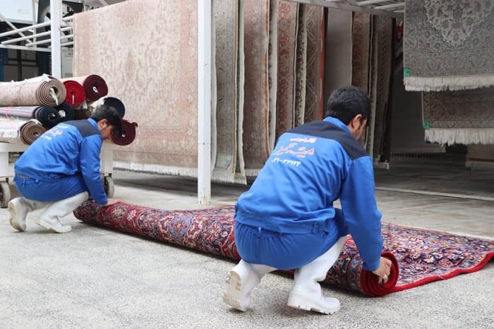 قالیشویی در خیابان مدرس اصفهان