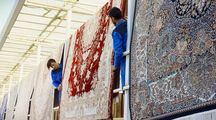قالیشویی در ارغوانیه اصفهان