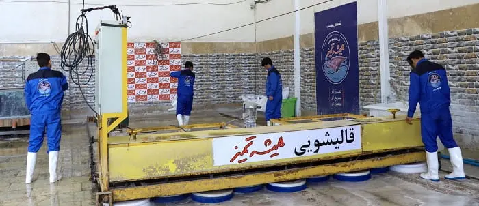 قالیشویی در درچه اصفهان